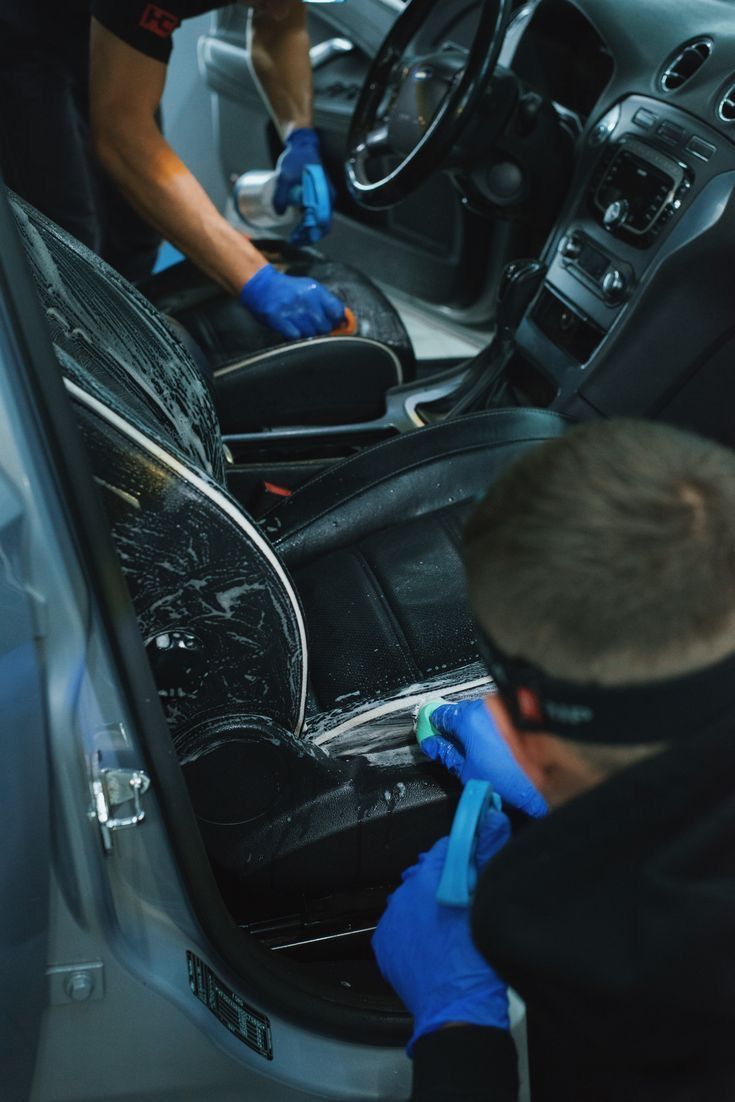 Wnętrze auta detailing